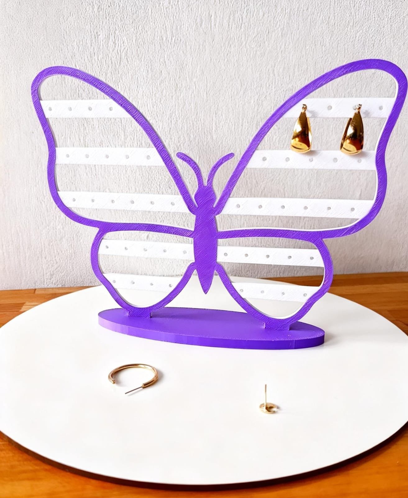 Soporte mariposa biyouterie