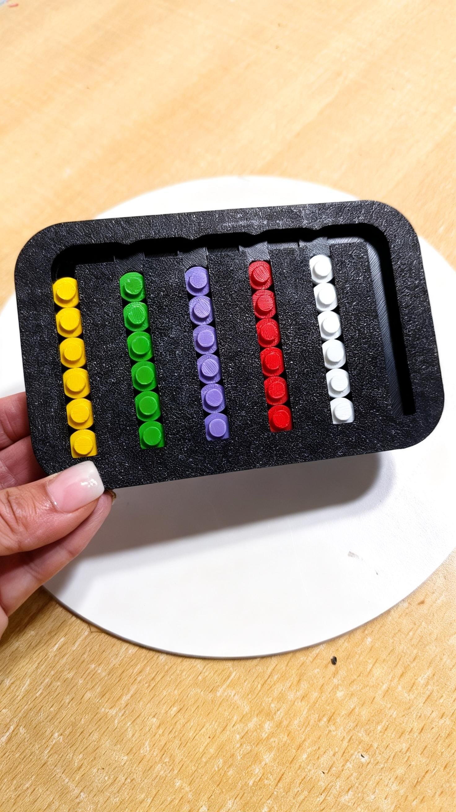 Puzle apilable de colores